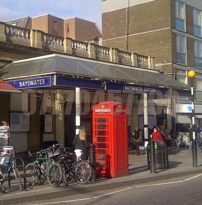 Bayswater Tube Station on Queensway
